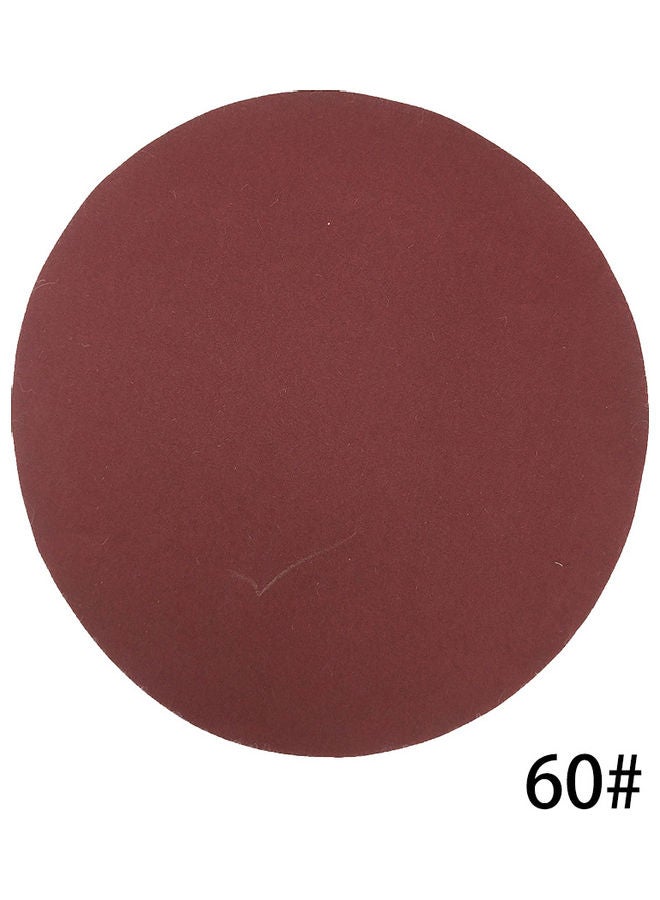 100-Piece Sanding Disc Pad Set Brown 12.8x12.3x12.8cm 