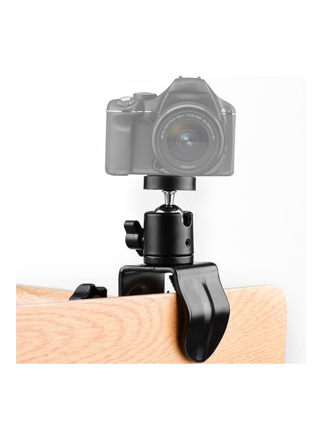 ANDOER - U-Shaped Fixing Clamp With Rotatable Ball Head Black - Image 1