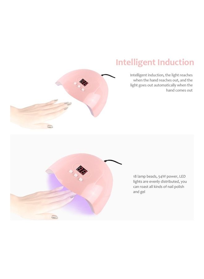 Generic 54W Nail Lamp Nail Gel Dryer Pink  - Image 2
