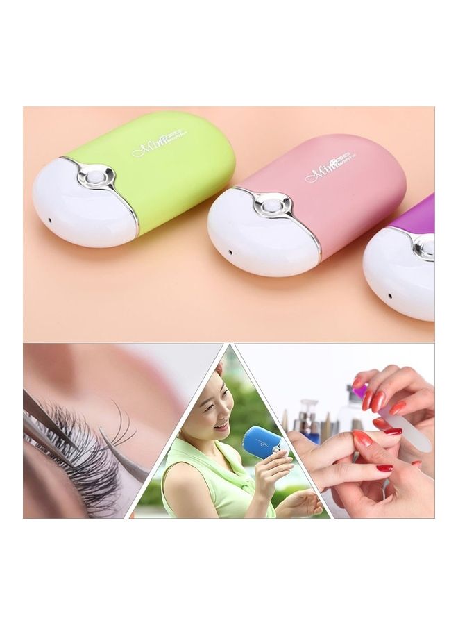 Generic Nail Dryer USB Charge Mini Fan Black  - Image 2