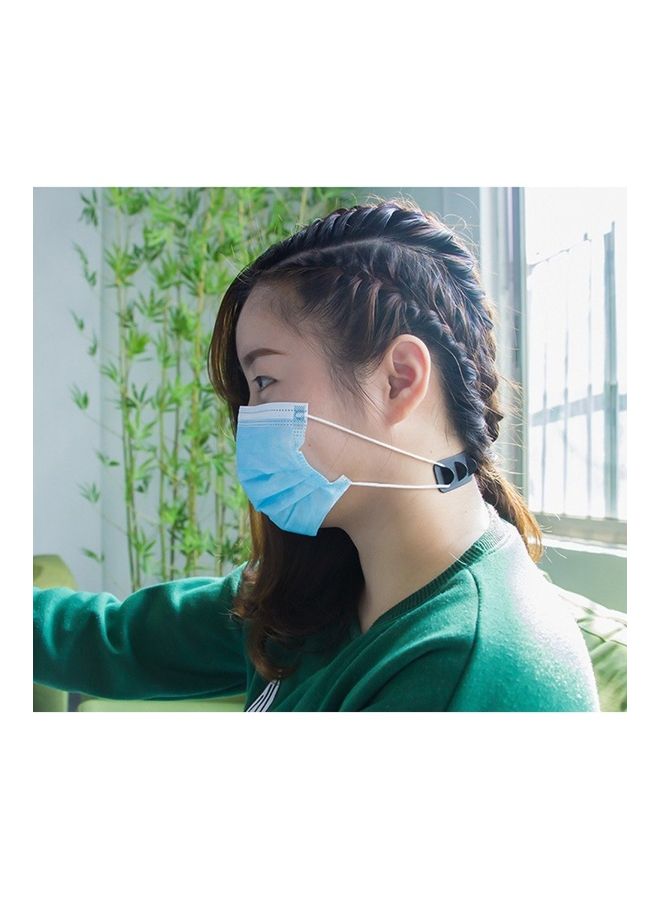 Generic - 1Pc Face Mask Ear Hook Buckle With Adjustable Ear Strap Extension In Soft Plastic For Disposable N95 And KF94 Mask - Image 1