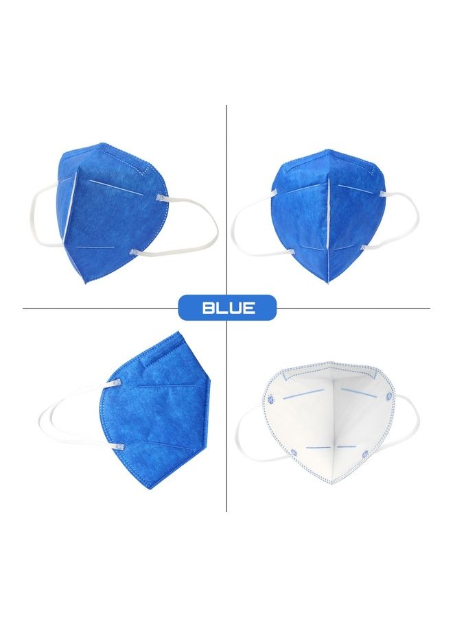 Generic 10Pcs/Set Of Disposable KN95 Face Mask With Anti PM2.5 And 95% Filtration Non-woven Fabric Protective Masks For Dust Particles  - Image 4