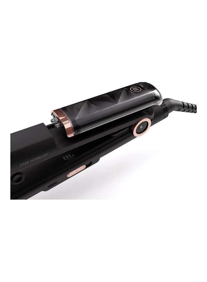 BELLISSIMA Professional Steam Hair Straightener Black / Rose Gold  - Image 4