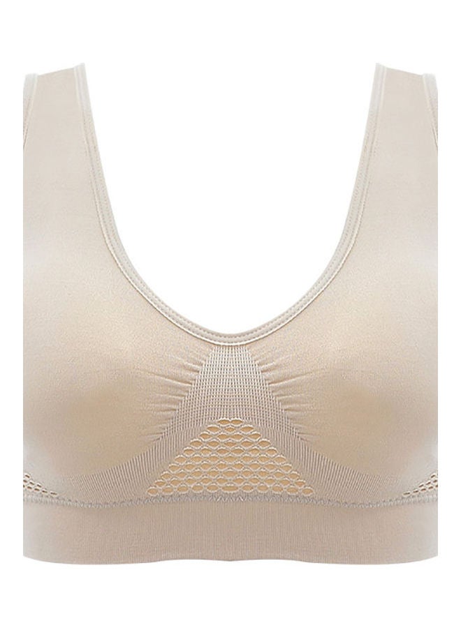 Yoga Tank Top Beige 