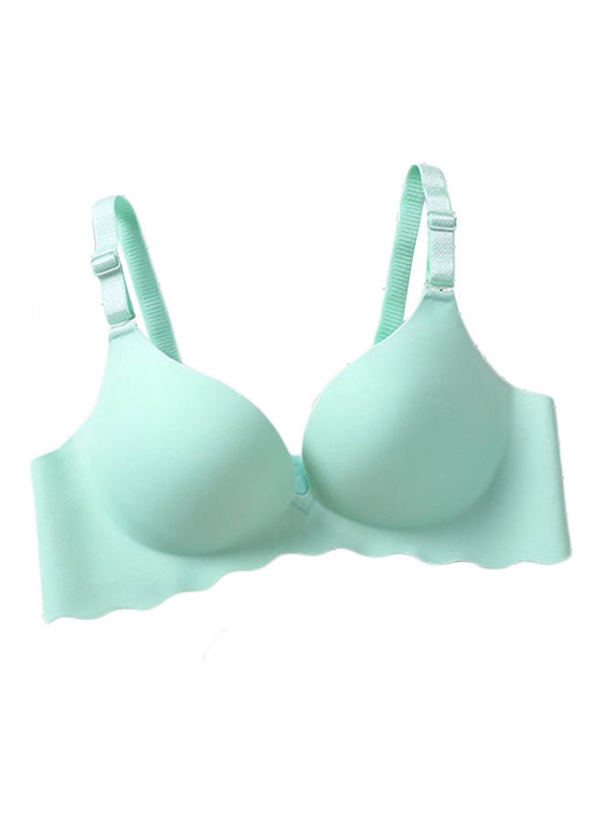 Breathable Push Up Bra Green