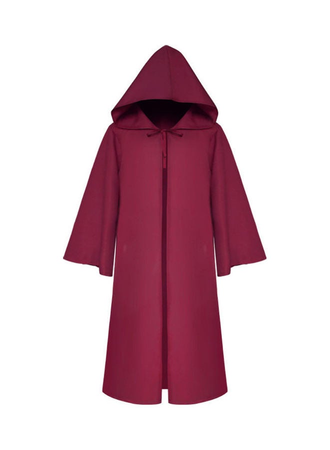 Halloween Masquerade Cloak Midi Dress Purple  - Image 1