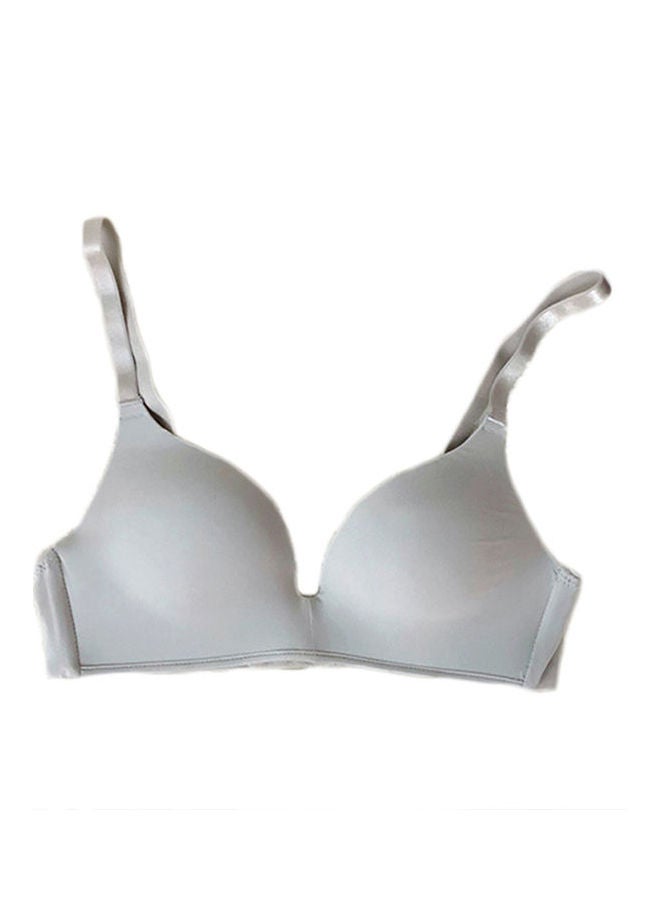 Generic - Ultra-Thin Push Up Bra Grey - Image 1