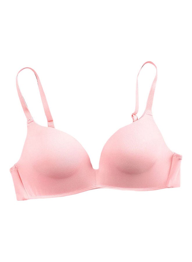 Ultra-Thin Push Up Bra Pink 