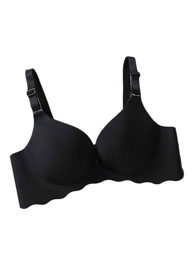 Breathable Push Up Bra Black