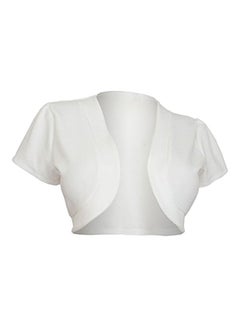 Bolero Shrug Short Coat White