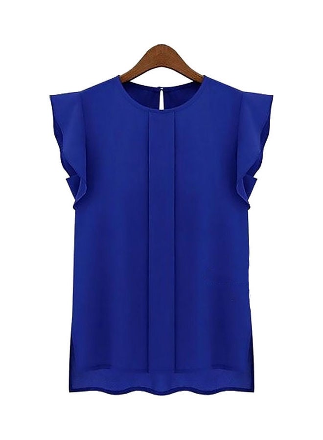 Generic - Short Fly Solid Pattern Top Dark Blue - Image 1