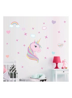 Unicorn sticker DIY children's room wall PVC decoration Wall Sticker Multicolour 40x50cm - v1608852533/N40735981A_1