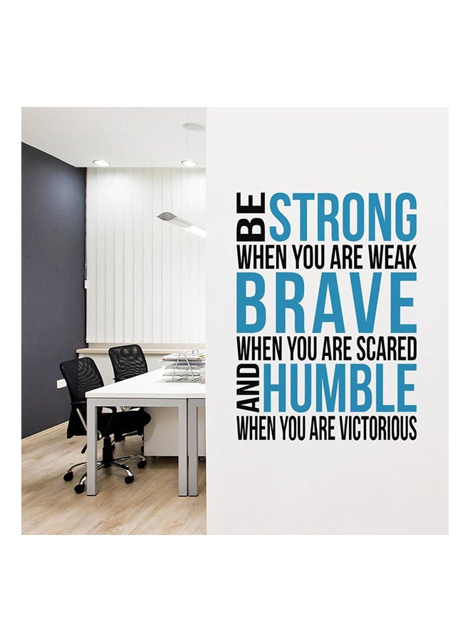 فاست برينت ملصق جداري مضاد للماء بتصميم اقتباسات لديكور المكتب والمنزل متعدد الألوان 60x90سم - Image 1