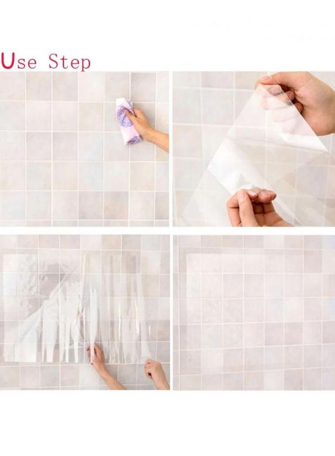 Wall Sheet with Adhesive Tape Clear 70 x 45cm