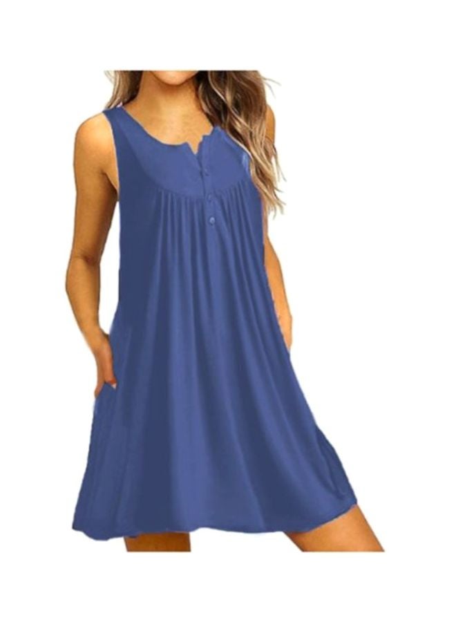 Sharpdo Sleeveless Beach Wear Dress light blue - Image 1