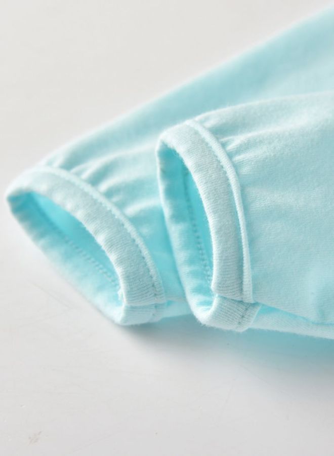 شاربدو طقم فستان من قطعتين أزرق/وردي/أحمر - Image 4