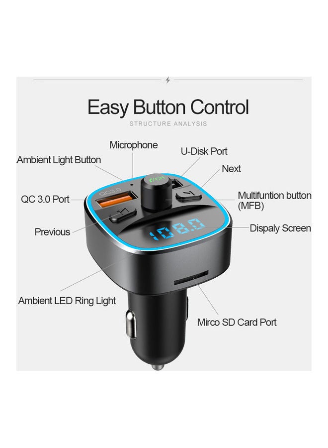 شاحن سيارة بمنفذ USB مزدوج - Image 3