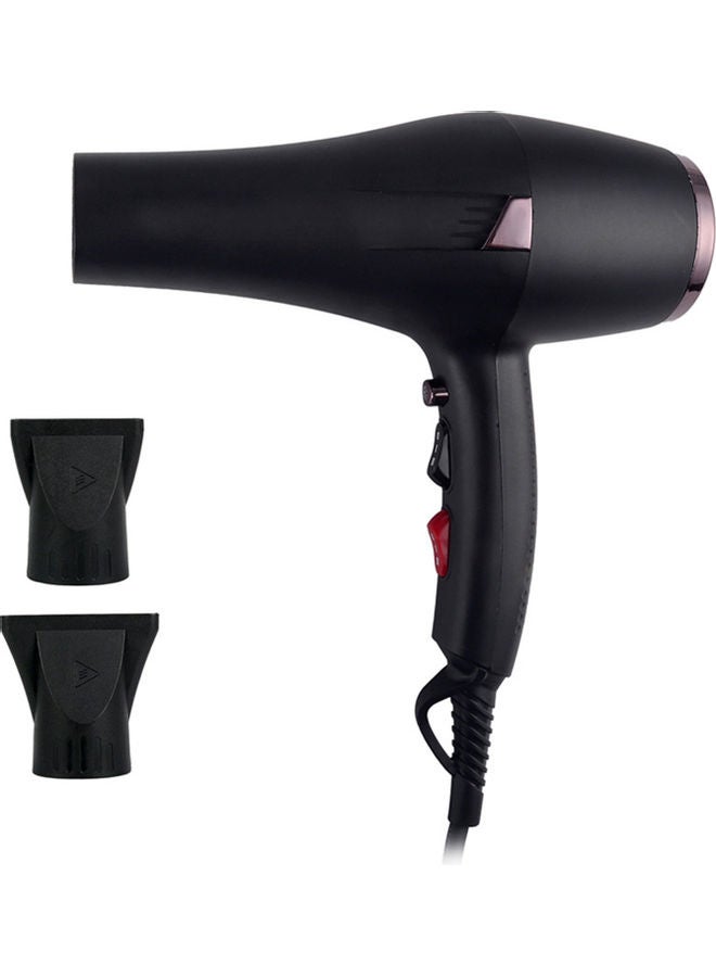 طقم مجفف شعر متعدد الوظائف مع فوهة لتجميع الرياح أسود 32x10.5x25سم - Image 1