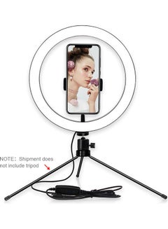 ماركة غير محددة مجموعة مصباح حلقي بمنفذ USB أسود  - Image 2