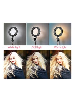 ماركة غير محددة مجموعة مصباح حلقي بمنفذ USB أسود  - Image 5