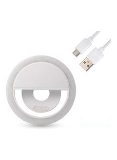 Generic LED Selfie Ring Light White  - Image 1