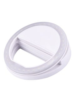 Generic LED Selfie Ring Light White  - Image 1