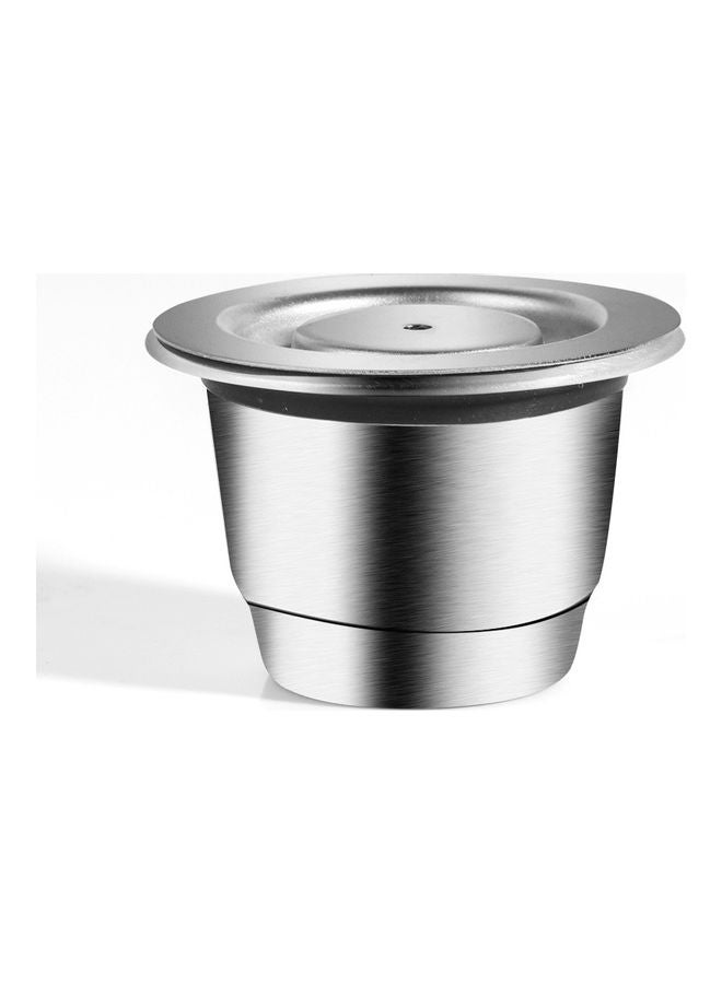 Coffee Capsule Silver 10x5cm - Image 1
