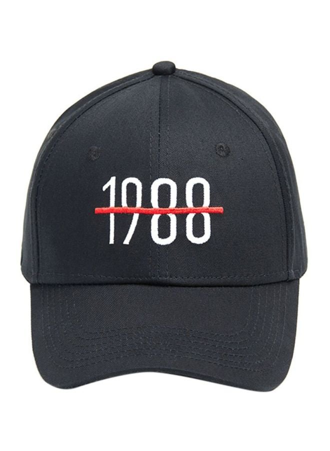 Sharpdo Baseball Cap Black/White/Red - Image 3