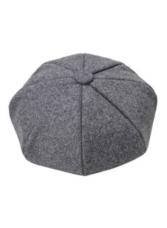 Sharpdo Woolen Octagonal Cap Grey  - Image 3
