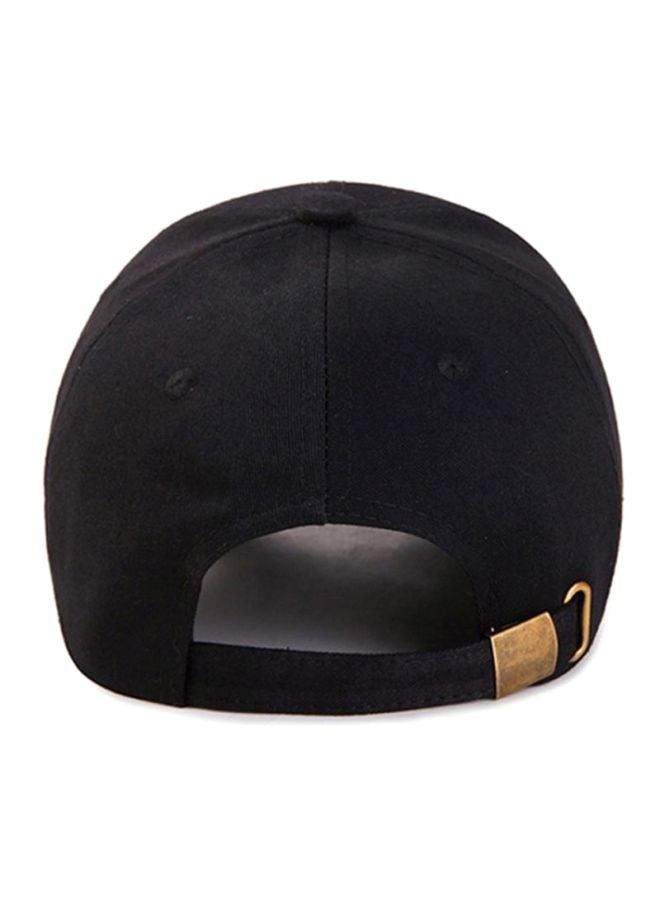 شاربدو قبعة كاجوال من مزيج قطني أسود - Image 2