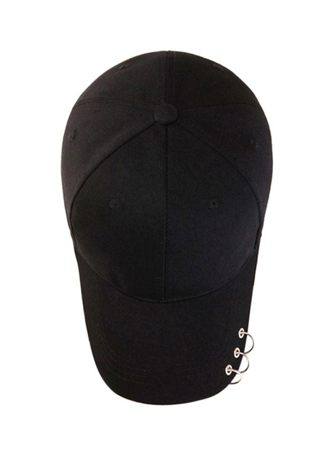 شاربدو قبعة كاجوال من مزيج قطني أسود - Image 3