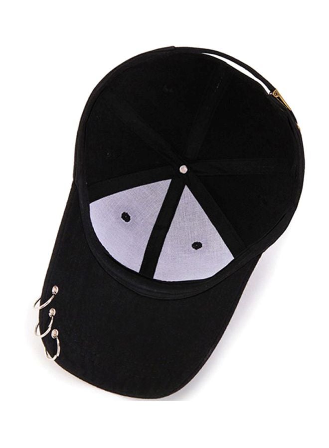 شاربدو قبعة كاجوال من مزيج قطني أسود - Image 4