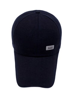 Casual Cotton Blend Cap Blue