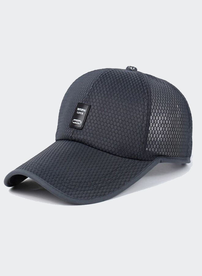 Sharpdo Casual Cotton Blend Cap Black  - Image 1