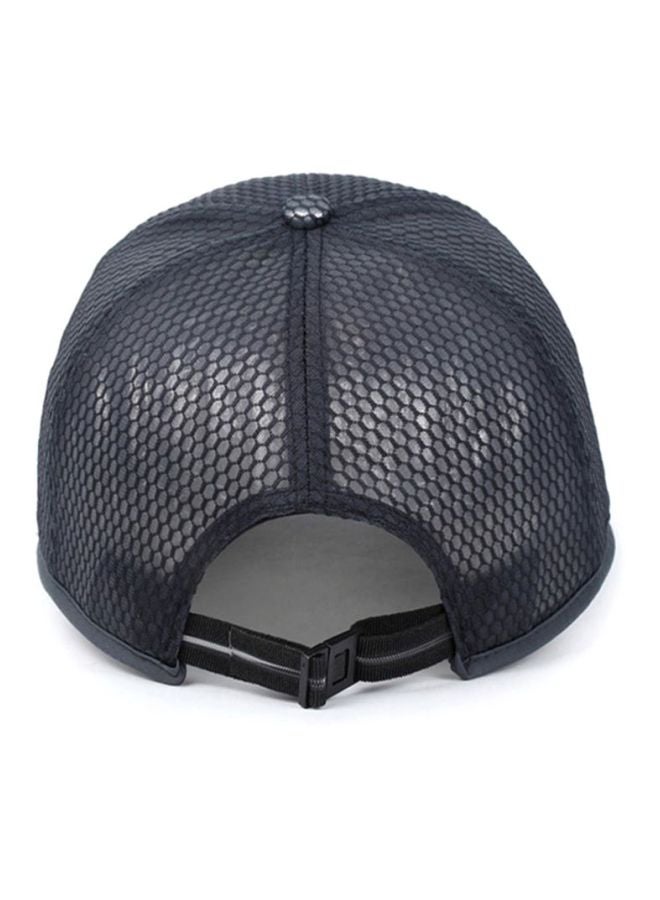 Sharpdo Casual Cotton Blend Cap Black  - Image 2
