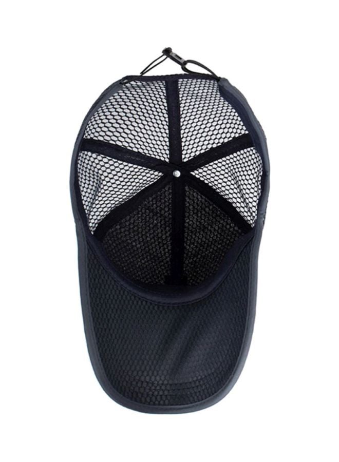 Sharpdo Casual Cotton Blend Cap Black  - Image 5