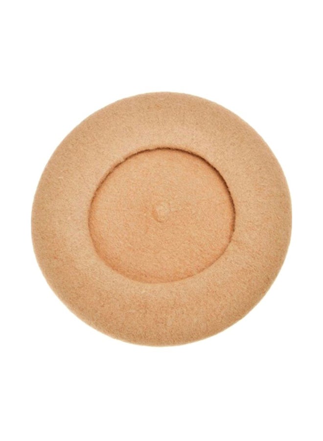 Sharpdo - Wool Beret Hat Brown - Image 1