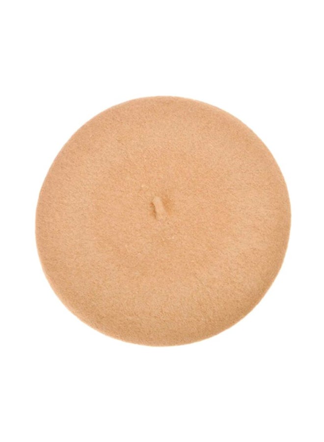 Sharpdo - Wool Beret Hat Brown - Image 1