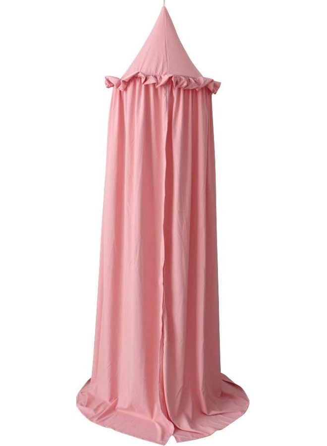 Bed Canopy Polyester Pink 50x240cm - Image 1
