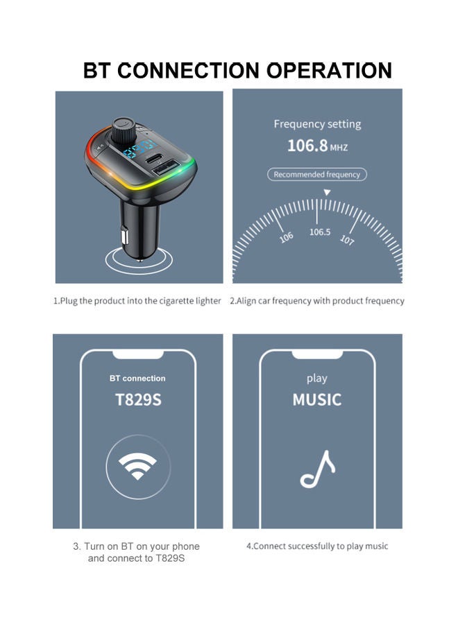 Generic - Car Bluetooth FM Transmitter - Image 1