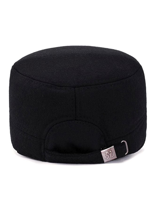 Sharpdo Casual Cotton Blend Cap Black  - Image 2