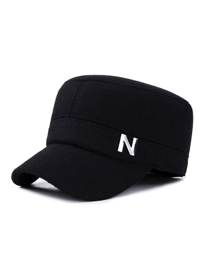 Sharpdo Casual Cotton Blend Cap Black  - Image 3