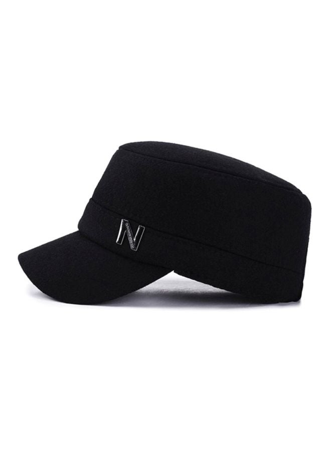 Sharpdo Casual Cotton Blend Cap Black  - Image 4