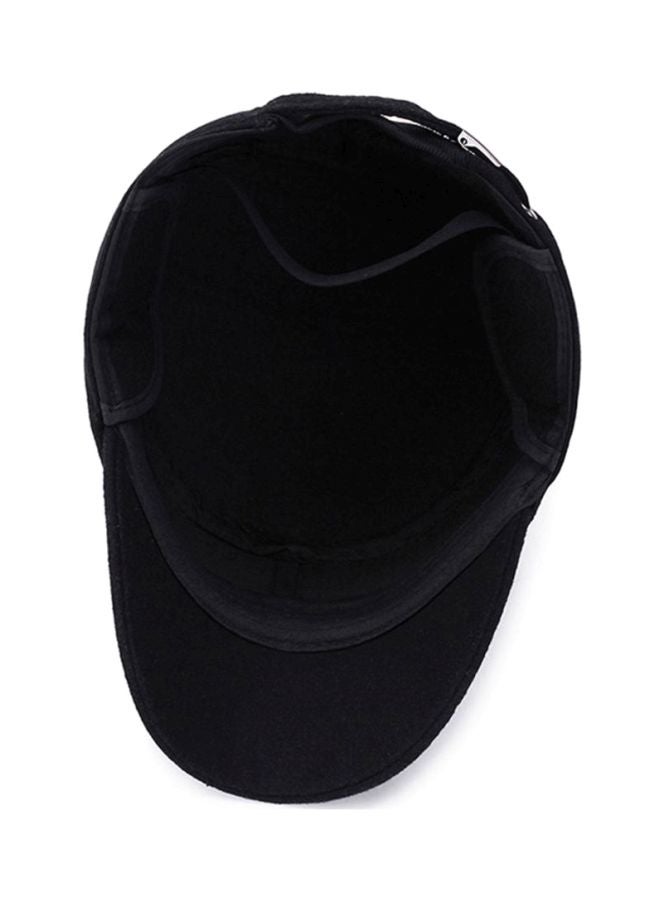 Sharpdo Casual Cotton Blend Cap Black  - Image 5