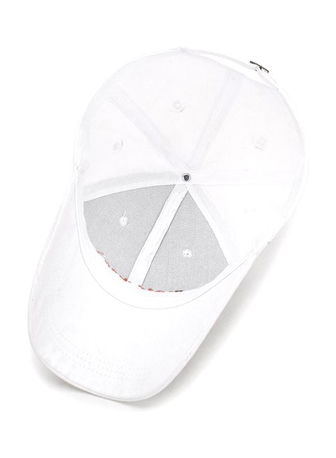 Sharpdo Baseball Cap White/Orange - Image 5