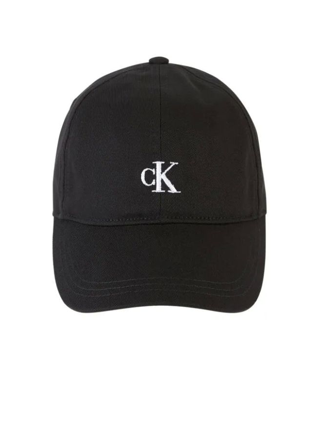 CALVIN KLEIN Logo Embroidered Cap Black/White  - Image 1