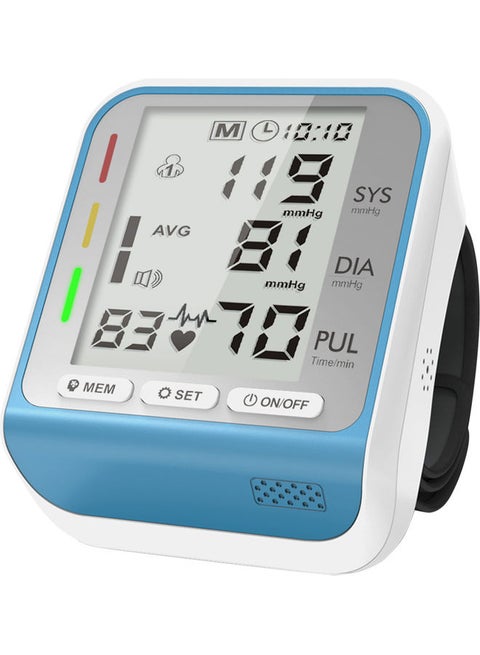 Blood Pressure Monitor With Tri-Colour Indicator Light