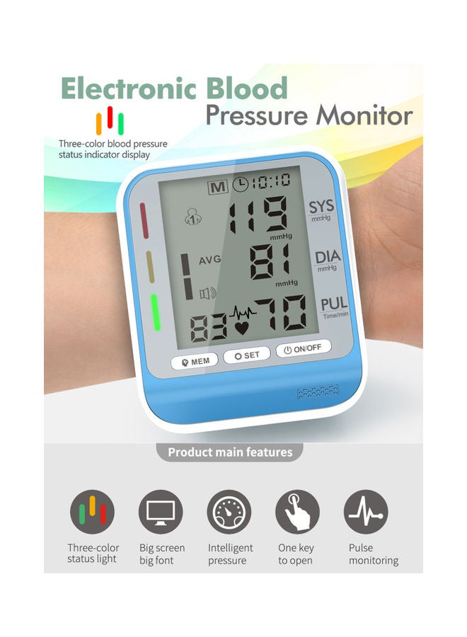 Generic - Blood Pressure Monitor With Tri-Colour Indicator Light - Image 1