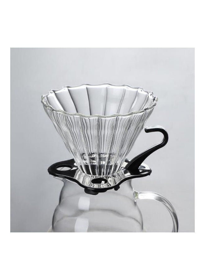 AnneFish - Glass Coffee Funnel Clear 8.5x10cm - Image 1