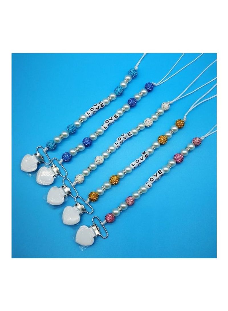 1-Piece Creative Color Block Baby's Pacifier Chain - Image 4